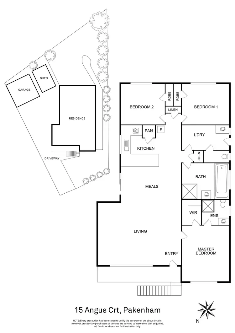 Floorplan of Homely house listing, 15 Angus Court, Pakenham VIC 3810