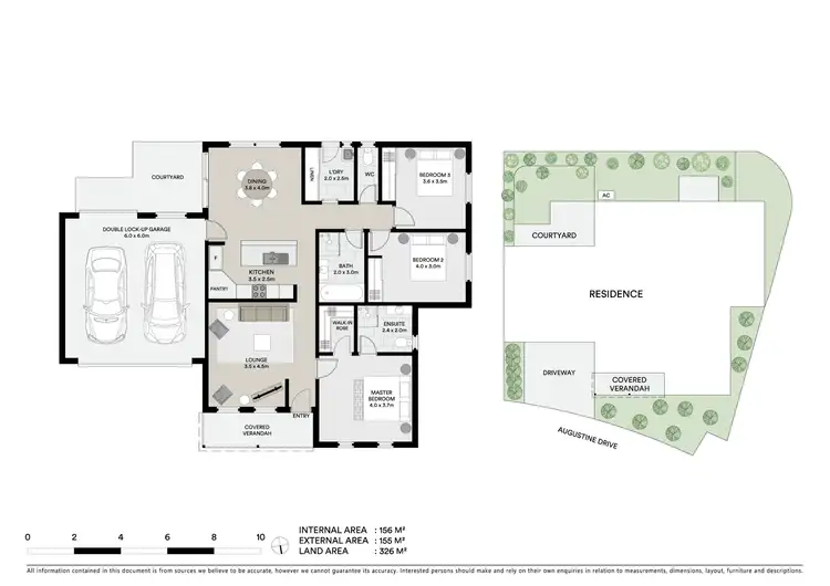 Floorplan of Homely unit listing, 1/76 Augustine Drive, Highton VIC 3216