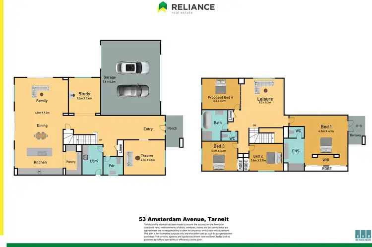 Floorplan of Homely house listing, 53 Amsterdam Avenue, Tarneit VIC 3029