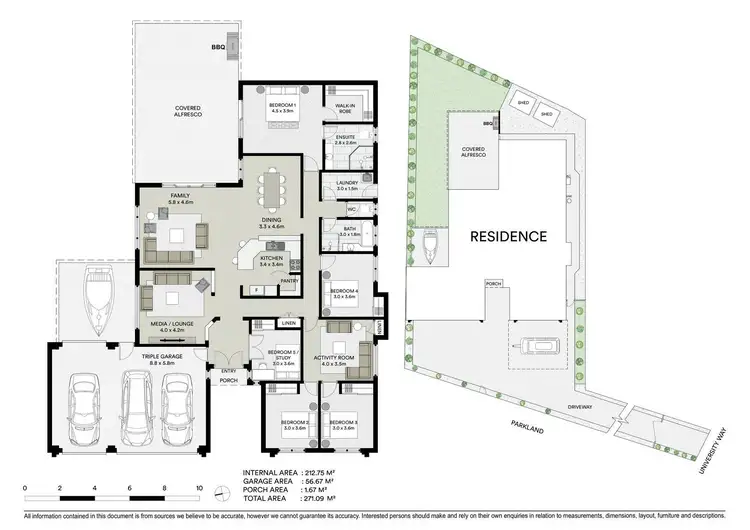 Floorplan of Homely house listing, 189 University Way, Sippy Downs QLD 4556