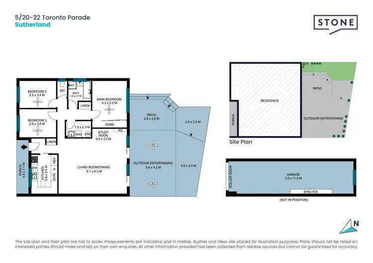 Floorplan of Homely villa listing, 5/20-22 Toronto Parade, Sutherland NSW 2232
