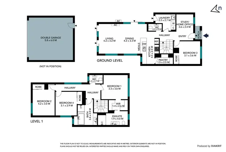 Floorplan of Homely townhouse listing, 30 Featherbrook Drive, Point Cook VIC 3030