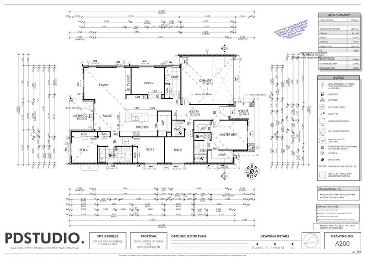 Floorplan of Homely house listing, 3 Boston Avenue, Thornhill Park VIC 3335