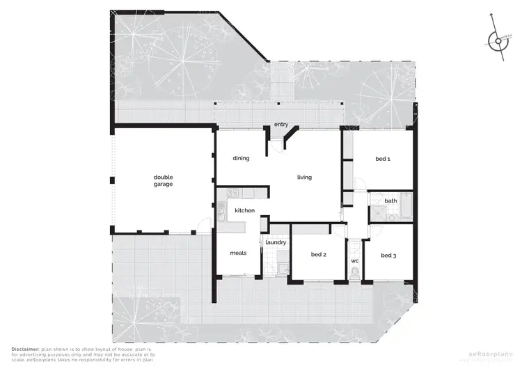 Floorplan of Homely townhouse listing, 16/50 Embling Street, Wanniassa ACT 2903