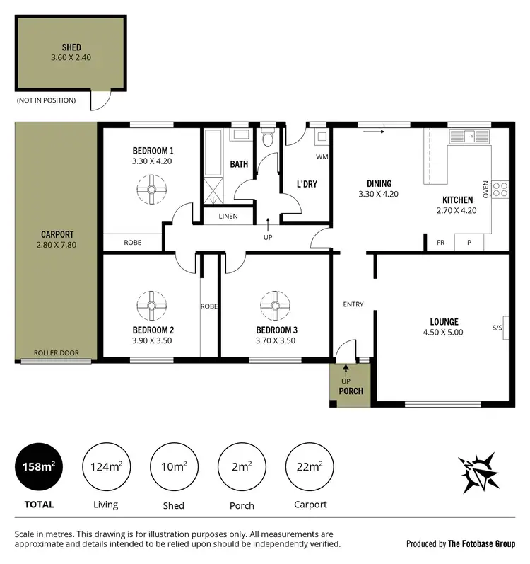 Floorplan of Homely house listing, 10 Blundell Street, Morphett Vale SA 5162