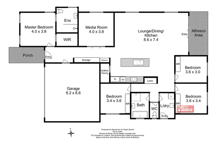 Floorplan of Homely house listing, 6 Janet Drive, Park Grove TAS 7320