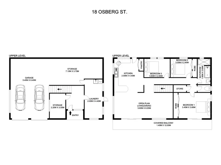 Floorplan of Homely house listing, 18 Osberg Street, The Gap QLD 4061