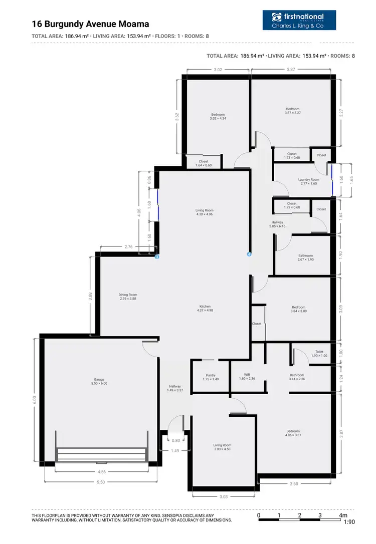 Floorplan of Homely house listing, 16 Burgundy Drive, Moama NSW 2731