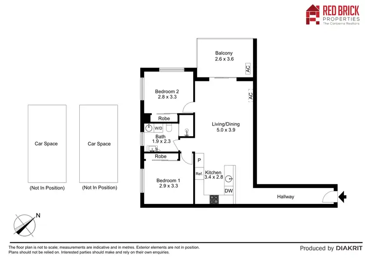 Floorplan of Homely apartment listing, 42/21 Braybrooke Street, Bruce ACT 2617
