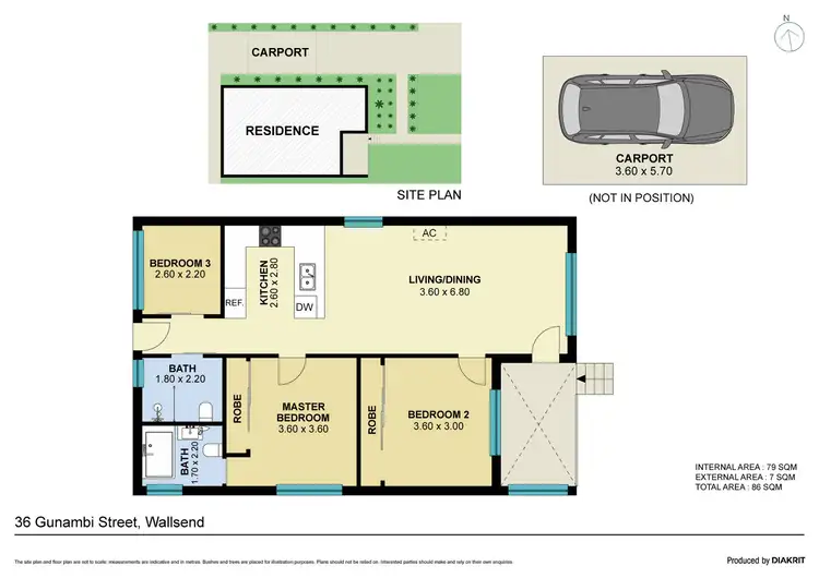 Floorplan of Homely house listing, 36 Gunambi Street, Wallsend NSW 2287