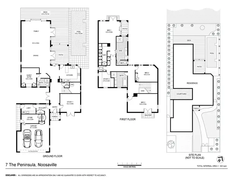 Floorplan of Homely house listing, 7 The Peninsula, Noosa Waters QLD 4566