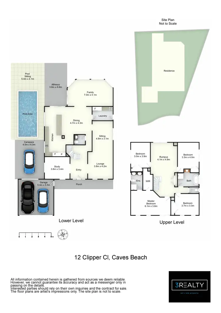 Floorplan of Homely house listing, 12 Clipper Close, Caves Beach NSW 2281