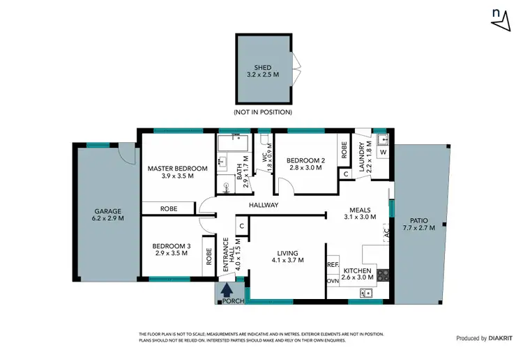 Floorplan of Homely unit listing, 29A Lightwood Crescent, Meadow Heights VIC 3048