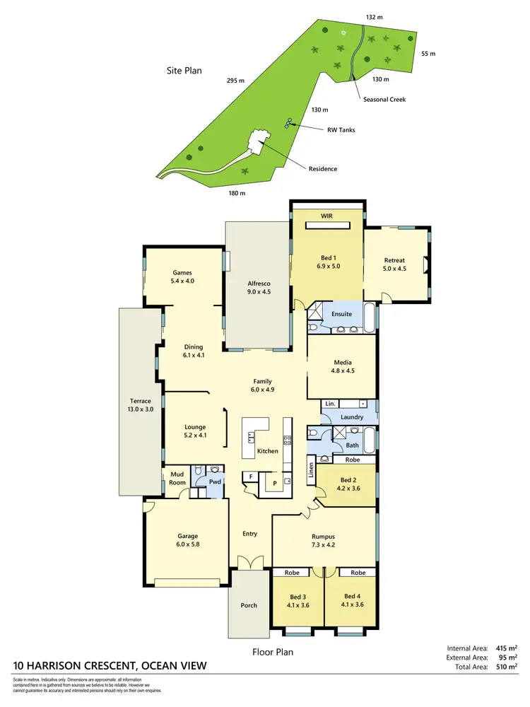 Floorplan of Homely house listing, 10 Harrison Crescent, Ocean View QLD 4521
