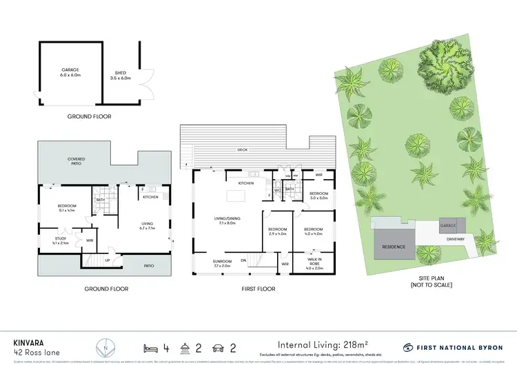 Floorplan of Homely house listing, 42 Ross Lane, Kinvara NSW 2478
