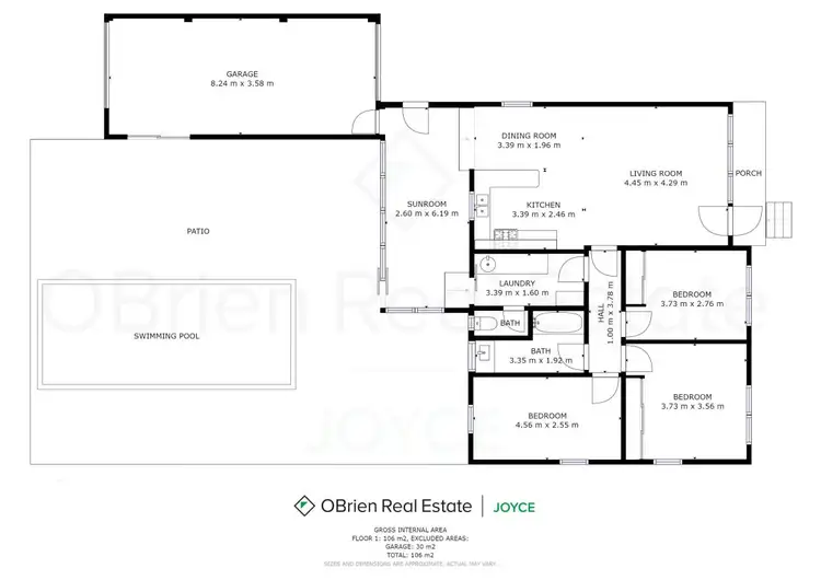 Floorplan of Homely house listing, 8 Shadforth Street, Wangaratta VIC 3677
