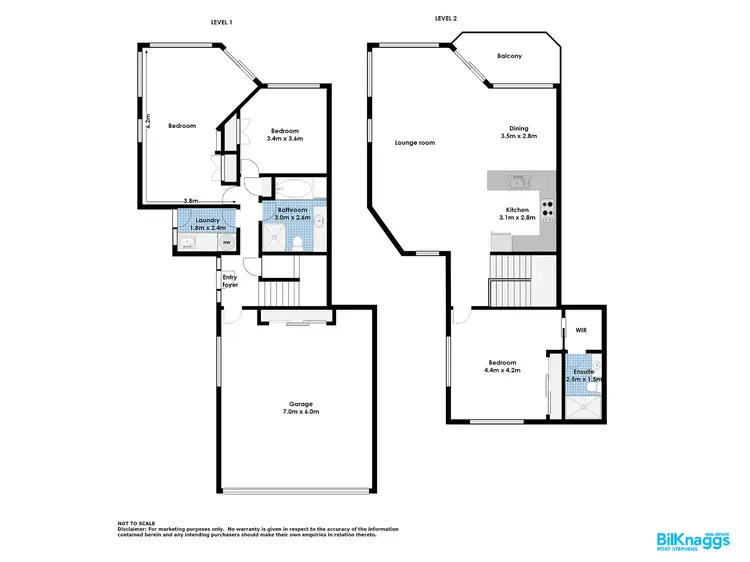 Floorplan of Homely semi-detached listing, 1/30 Thurlow Avenue, Nelson Bay NSW 2315