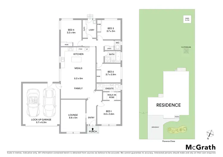 Floorplan of Homely house listing, 3 Florence Close, Mudgee NSW 2850