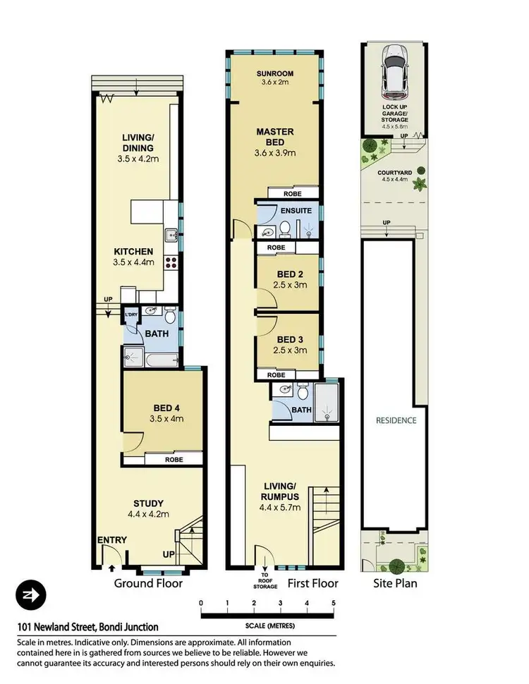 Floorplan of Homely house listing, 101 Newland Street, Bondi Junction NSW 2022