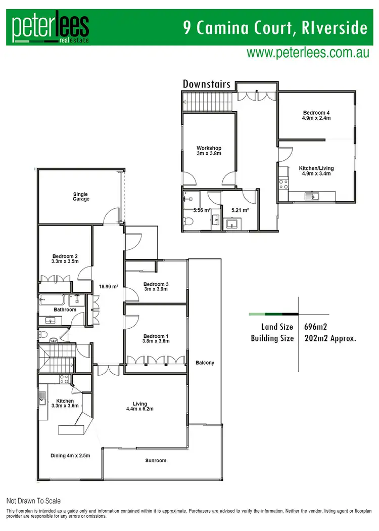 Floorplan of Homely house listing, 9 Camina Court, Riverside TAS 7250