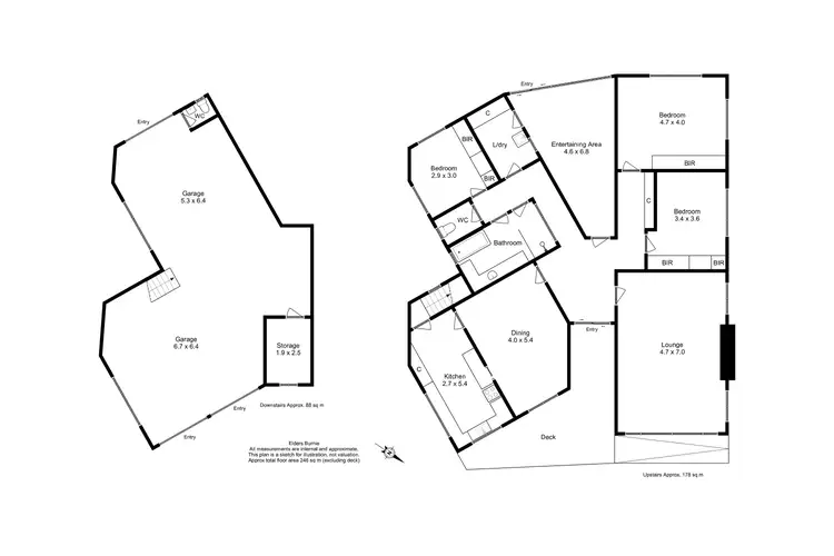 Floorplan of Homely house listing, 42 Wyatt Crescent, South Burnie TAS 7320