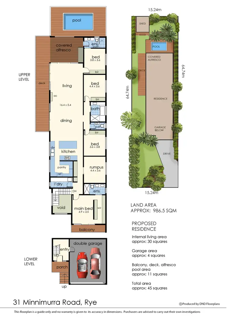 Floorplan of Homely land listing, 31 Minnimurra Road, Rye VIC 3941