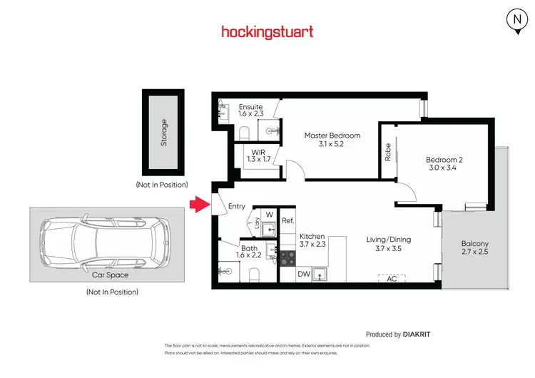 Floorplan of Homely apartment listing, 108/501-503 Plenty Road, Preston VIC 3072