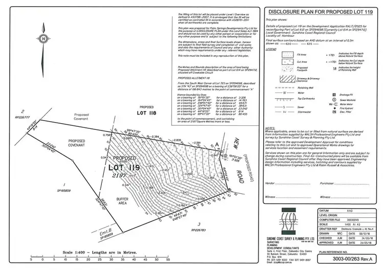 Floorplan of Homely land listing, LOT 401 Creekside Circuit, Nambour QLD 4560