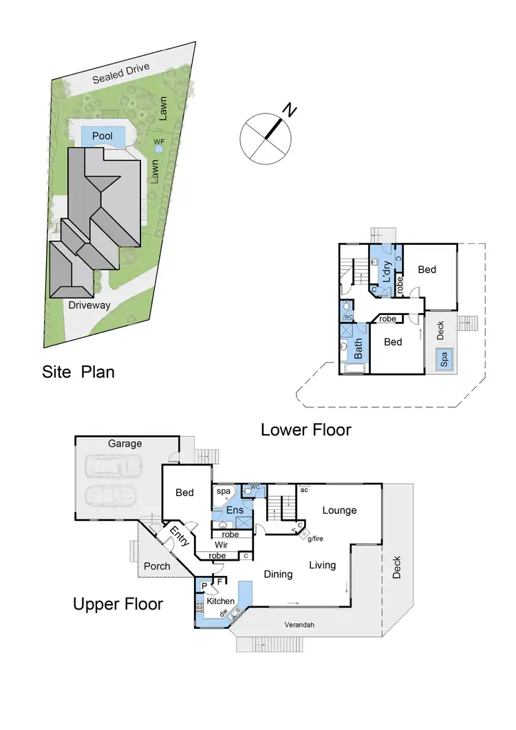 Floorplan of Homely house listing, 35 Pacific Terrace, Mount Martha VIC 3934
