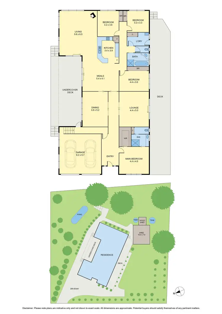 Floorplan of Homely house listing, 6 Morilla Court, Gisborne VIC 3437
