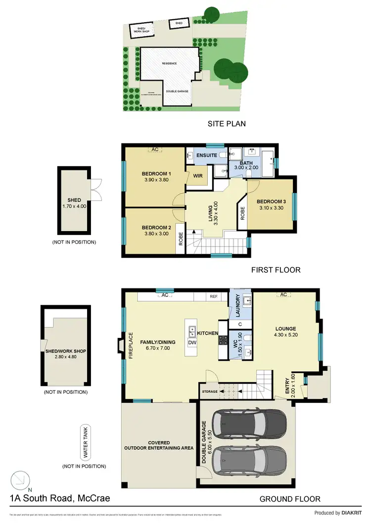 Floorplan of Homely townhouse listing, 1A South Road, Mccrae VIC 3938