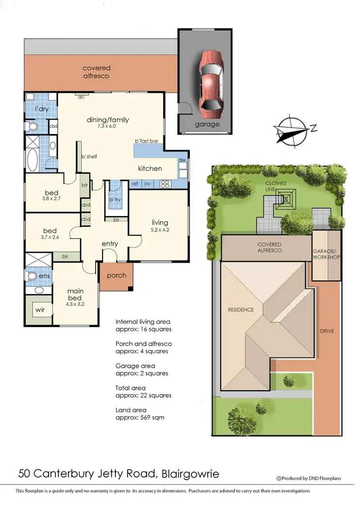 Floorplan of Homely house listing, 50 Canterbury Jetty Road, Blairgowrie VIC 3942