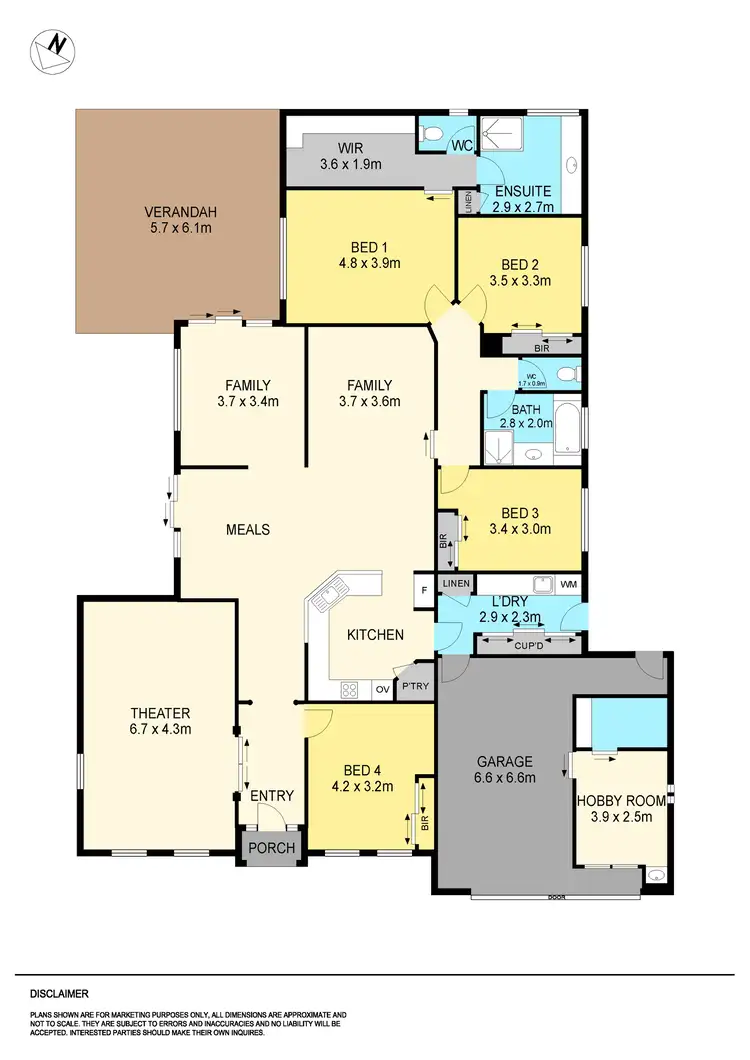 Floorplan of Homely house listing, 29 Merino Drive, Alfredton VIC 3350