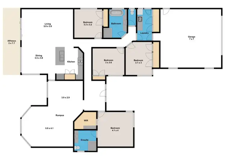 Floorplan of Homely house listing, 19 Eade Avenue, Warragul VIC 3820