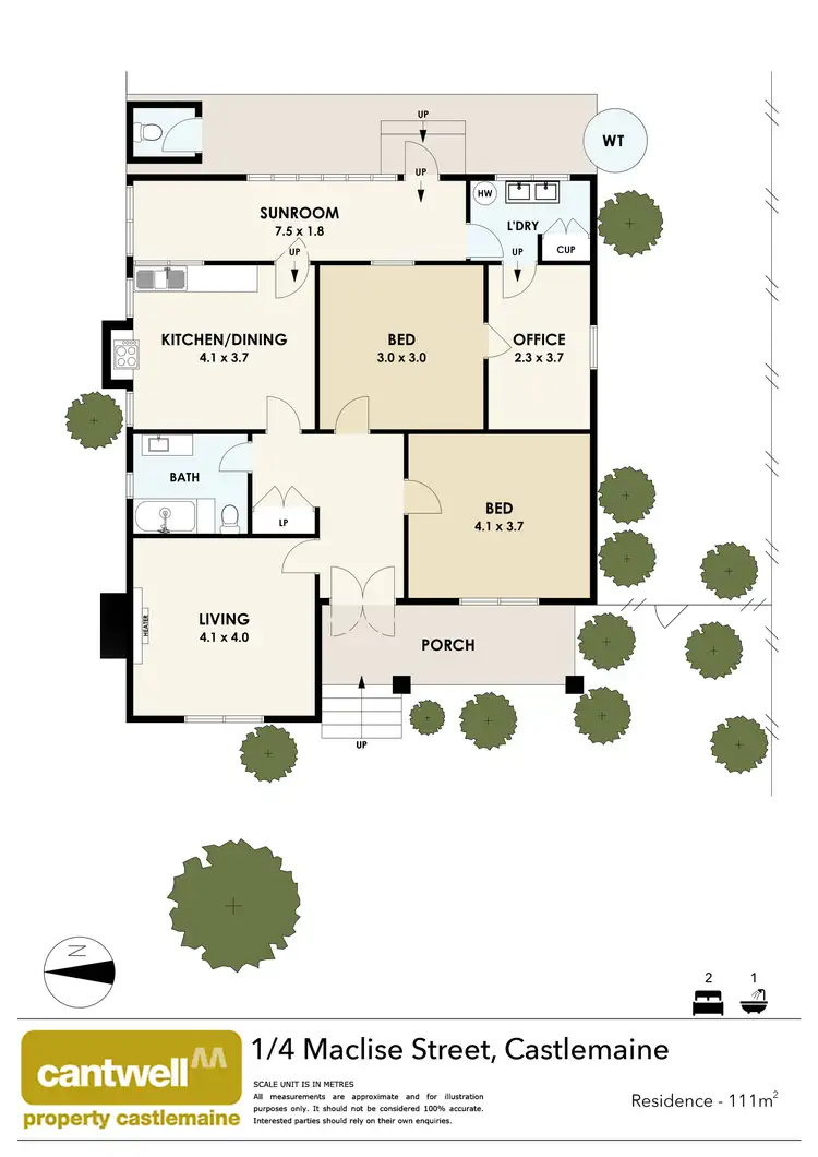 Floorplan of Homely house listing, 1/4 MacLise Street, Castlemaine VIC 3450