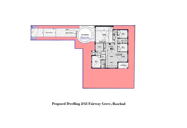 Floorplan of Homely land listing, 2/43 Fairway Grove, Rosebud VIC 3939