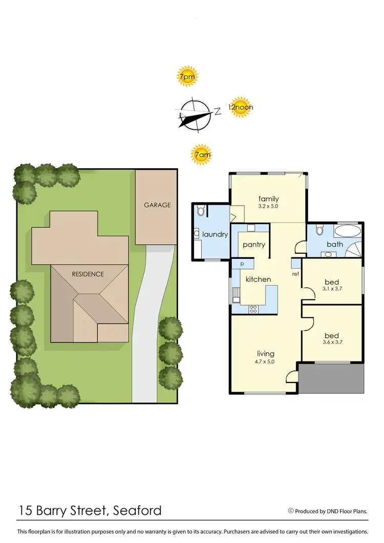 Floorplan of Homely house listing, 15 Barry Street, Seaford VIC 3198