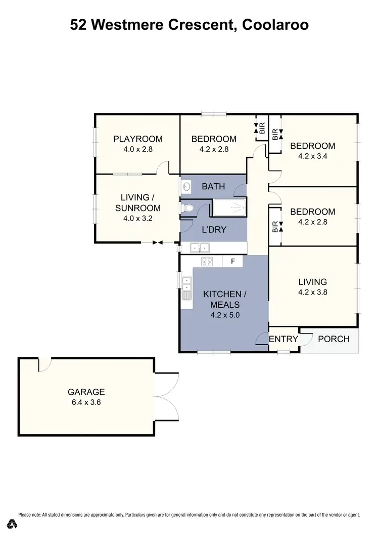 Floorplan of Homely house listing, 52 Westmere Crescent, Coolaroo VIC 3048