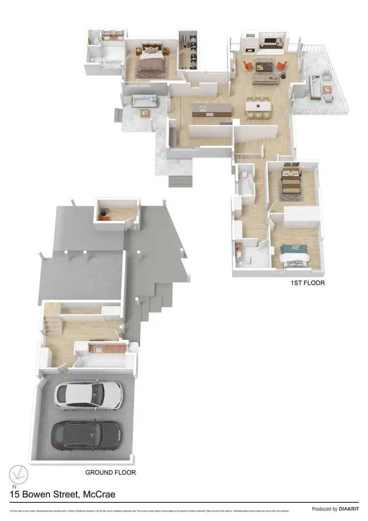 Floorplan of Homely house listing, 15 Bowen Street, Mccrae VIC 3938