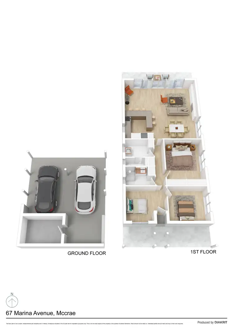 Floorplan of Homely house listing, 67 Marina Avenue, Mccrae VIC 3938