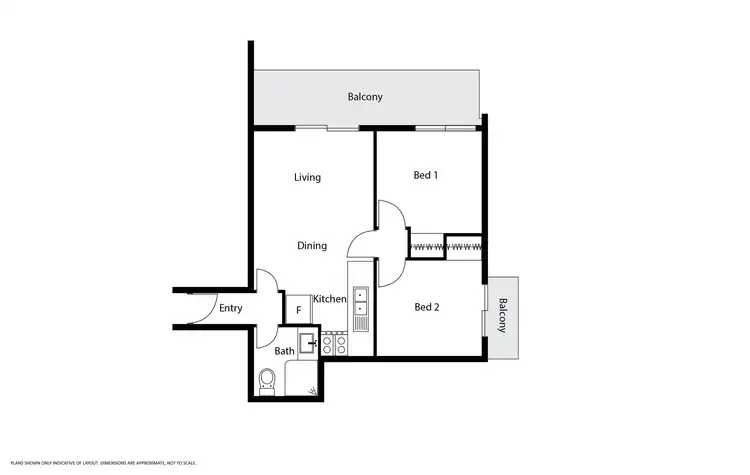Floorplan of Homely unit listing, 6C/52 Deloraine Street, Lyons ACT 2606