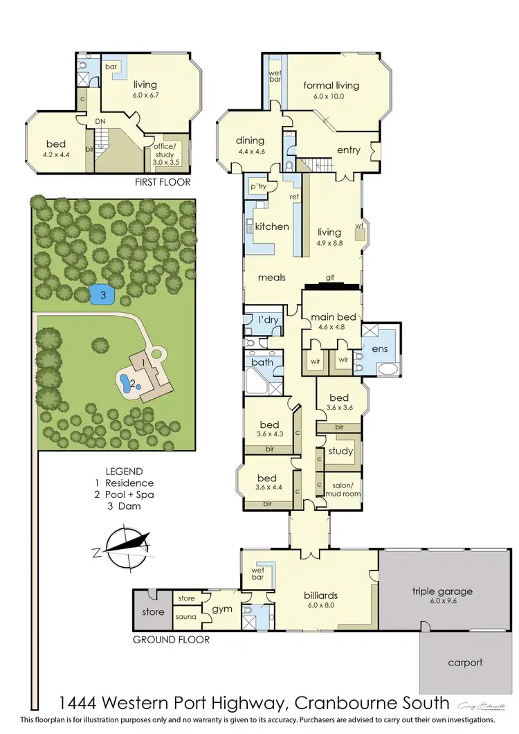 Floorplan of Homely house listing, 1444 Western Port Highway, Cranbourne South VIC 3977