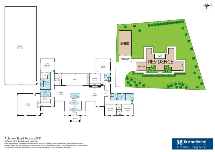 Floorplan of Homely house listing, 7 Lignum Road, Moama NSW 2731