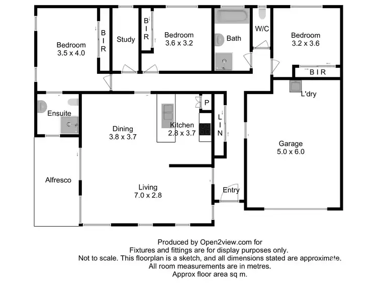 Floorplan of Homely house listing, 16 Washington Drive, Stony Rise TAS 7310