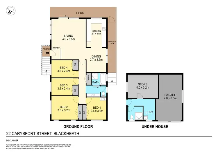 Floorplan of Homely house listing, 22 Carysfort Street, Blackheath NSW 2785