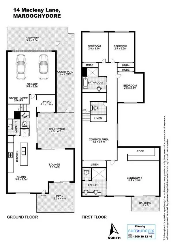 Floorplan of Homely house listing, 14 Macleay Lane, Maroochydore QLD 4558