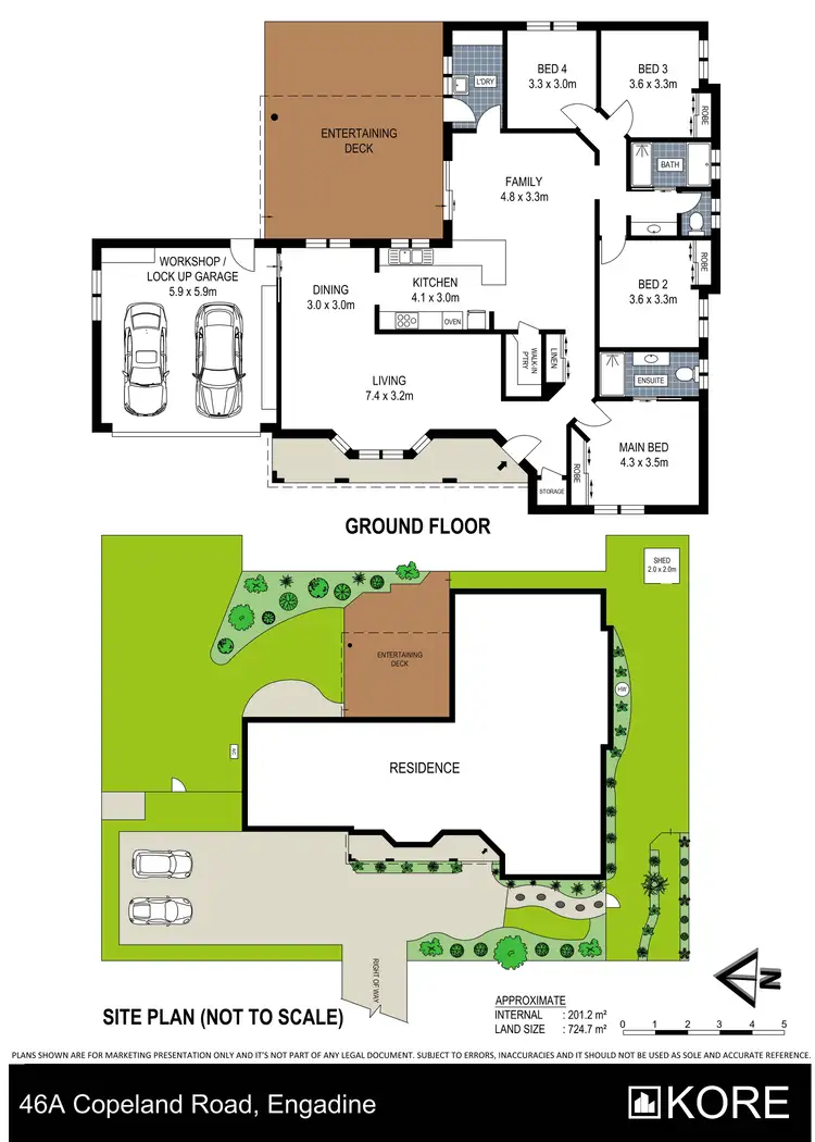 Floorplan of Homely house listing, 46A Copeland Road, Engadine NSW 2233