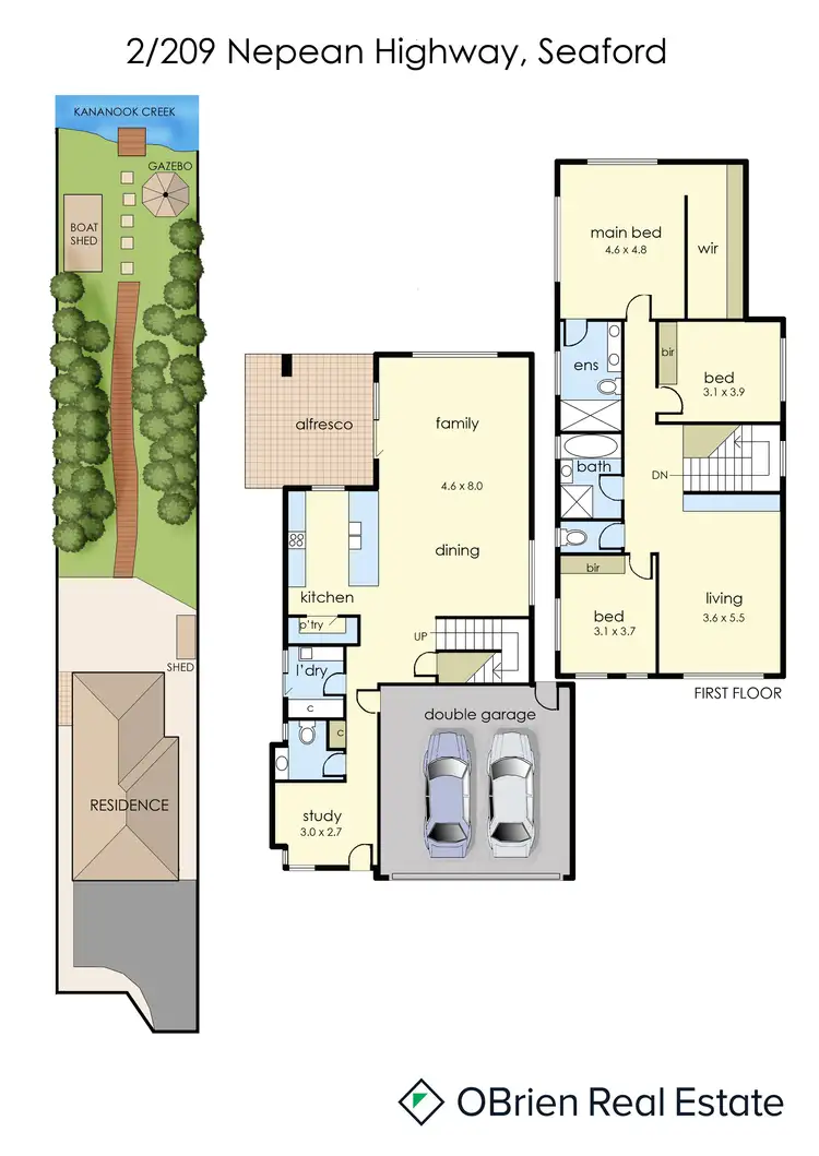 Floorplan of Homely house listing, 2/209 Nepean Highway, Seaford VIC 3198