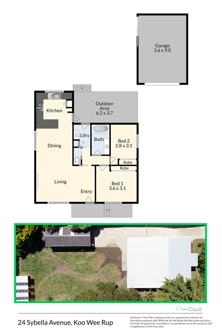 Floorplan of Homely house listing, 24 Sybella Avenue, Koo Wee Rup VIC 3981