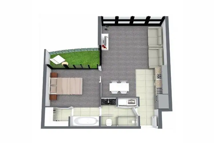 Floorplan of Homely apartment listing, 1002/4 Wahroonga Place, Surfers Paradise QLD 4217